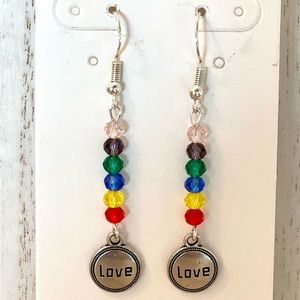 101. Boho rainbow earrings